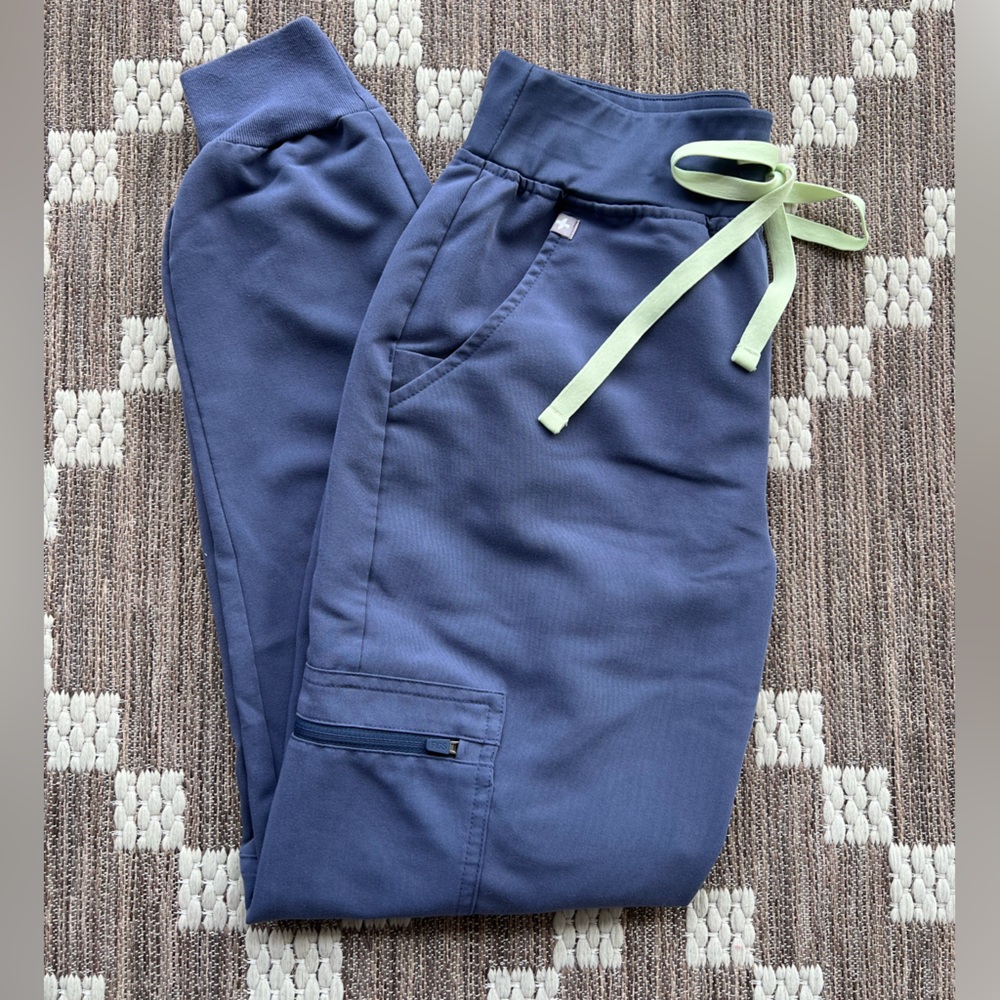 FIGS Space Navy High Waisted 2.0 Zamora Jogger Scrub Pants XSP